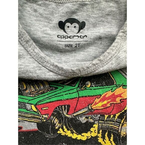 Appaman 2T Monster Truck Boys Tee Shirt - Picture 2 of 2